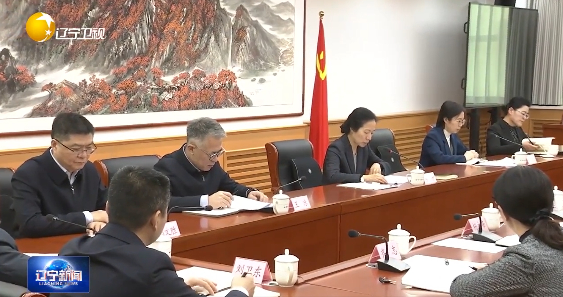 隋青向部分群团组织领导班子成员宣讲党的二十届四中全会精神